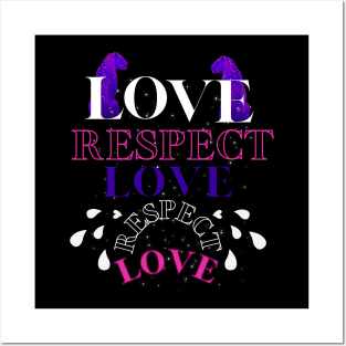 love and respect Posters and Art